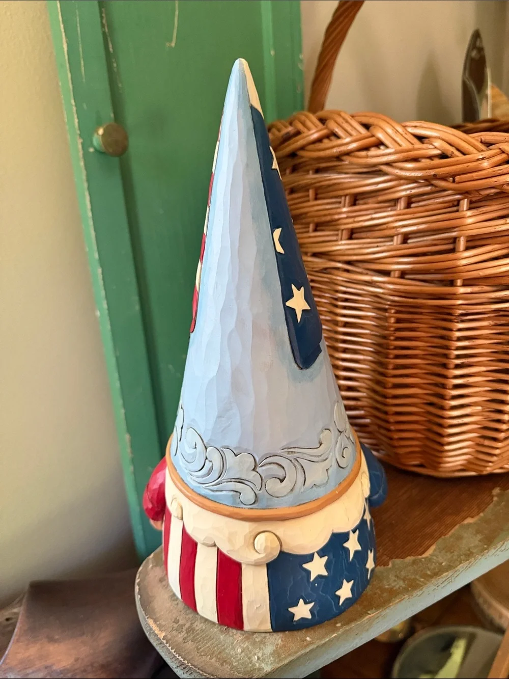 Jim Shore 11.75 In Gnome Of The Free Patriotic, Patriotic Heartwood Creek